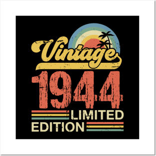 Retro vintage 1944 limited edition Posters and Art